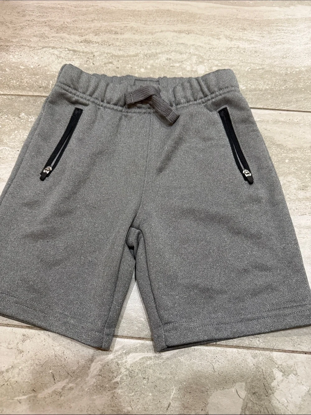 OshKosh B'gosh Gray Pull-On Zip Pocket Shorts